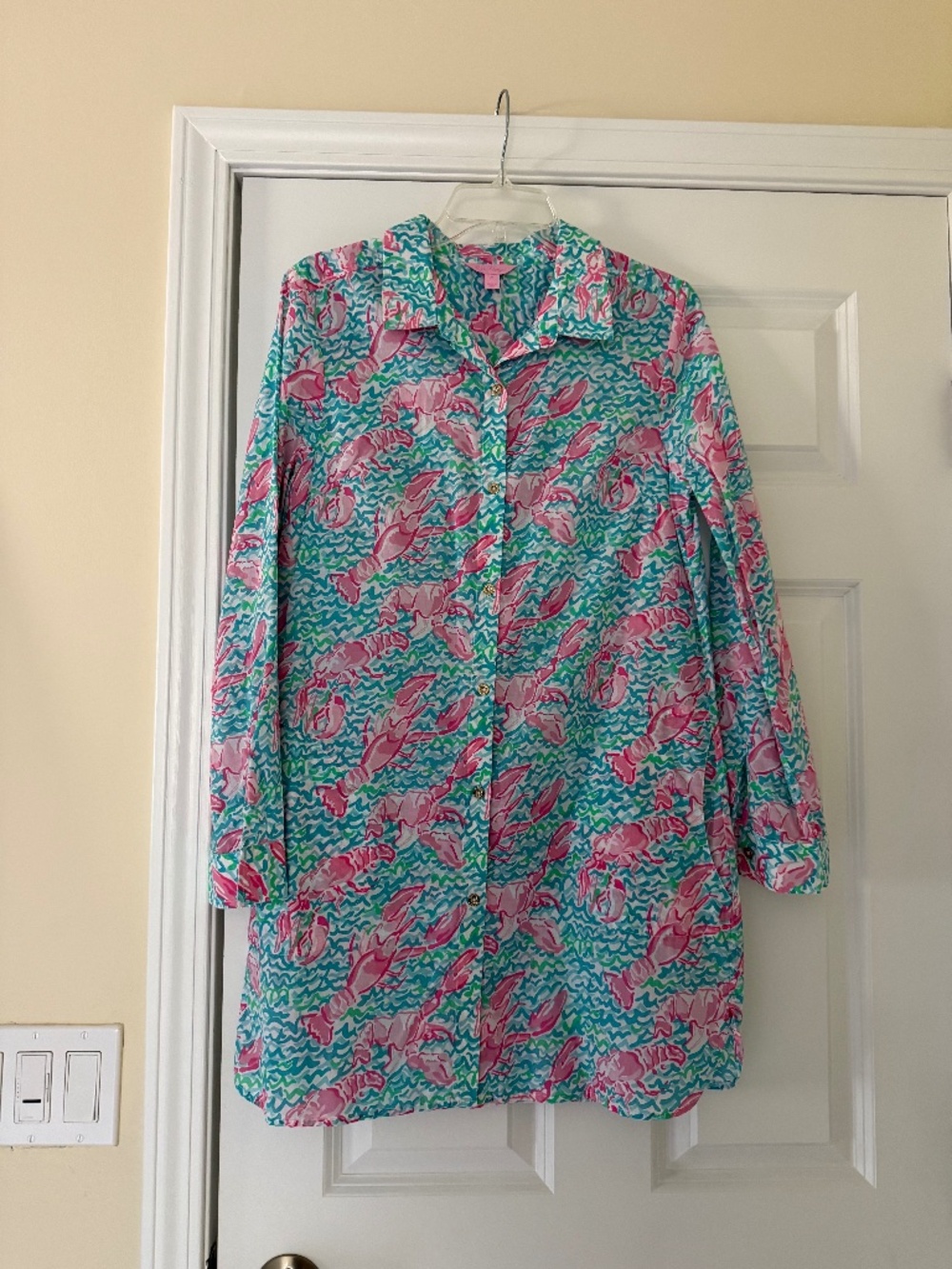 Lilly Pulitzer Button Cover-Up - M